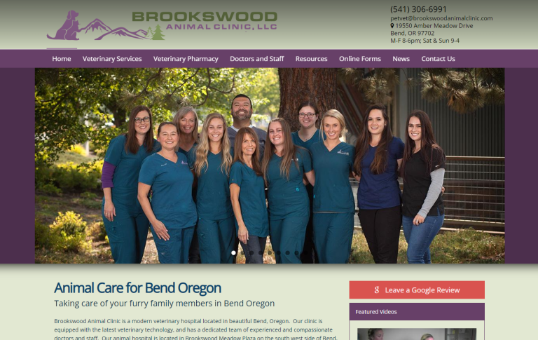 Veterinary Clinics Website and Pet Boarding and Breeding