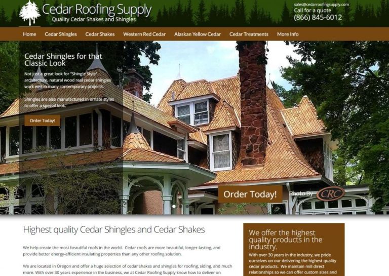 Cedar Roofing Supply